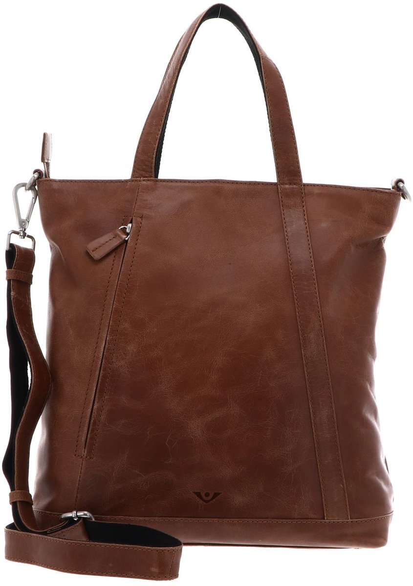 VOi handtas schoudertas City Cowboy Reina Hand Bag Cognac Lichtbruin