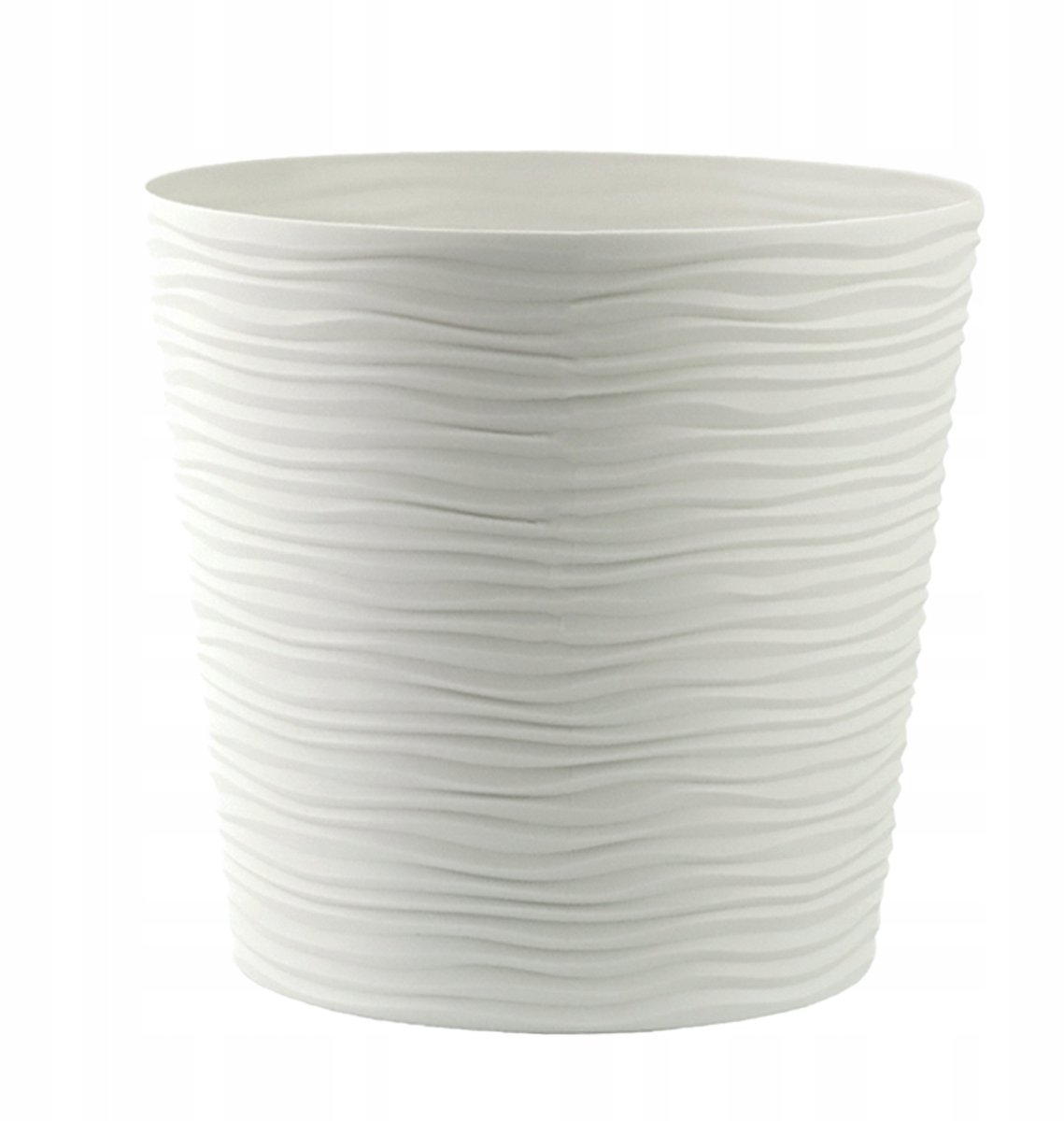Fusion Bloempot met Inzet 16x14cm Ecru - Stijlvol & Praktisch