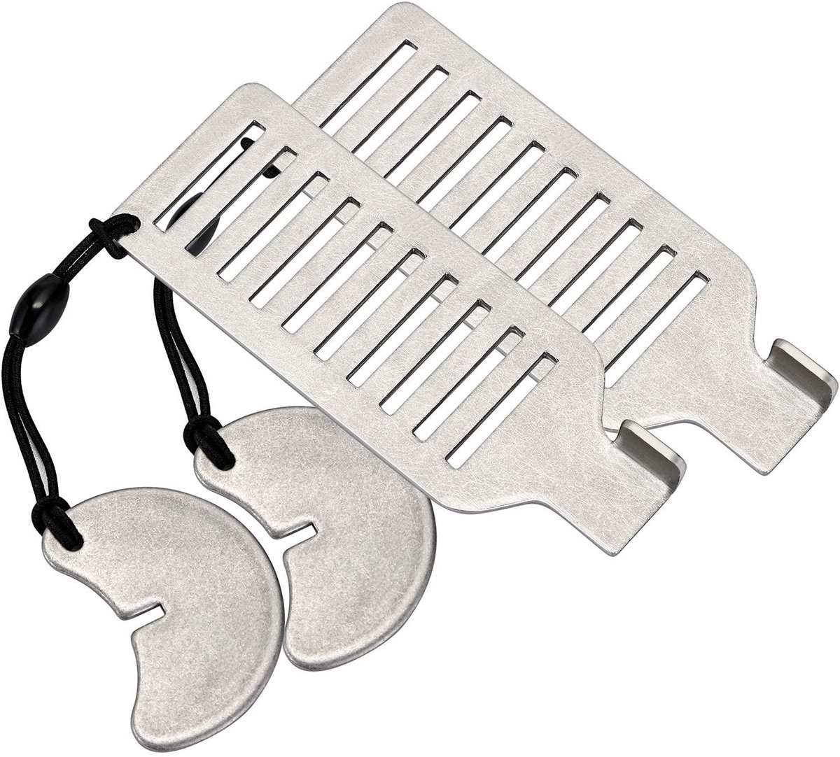 Dailygoods- Deurslot Extra Beveiliging - Deurslot Binnendeur - Deurslot voor Hotel - Deurslot voor Appartement - Deurslot voor Reizen - Stalen Materiaal - 2 Stuks