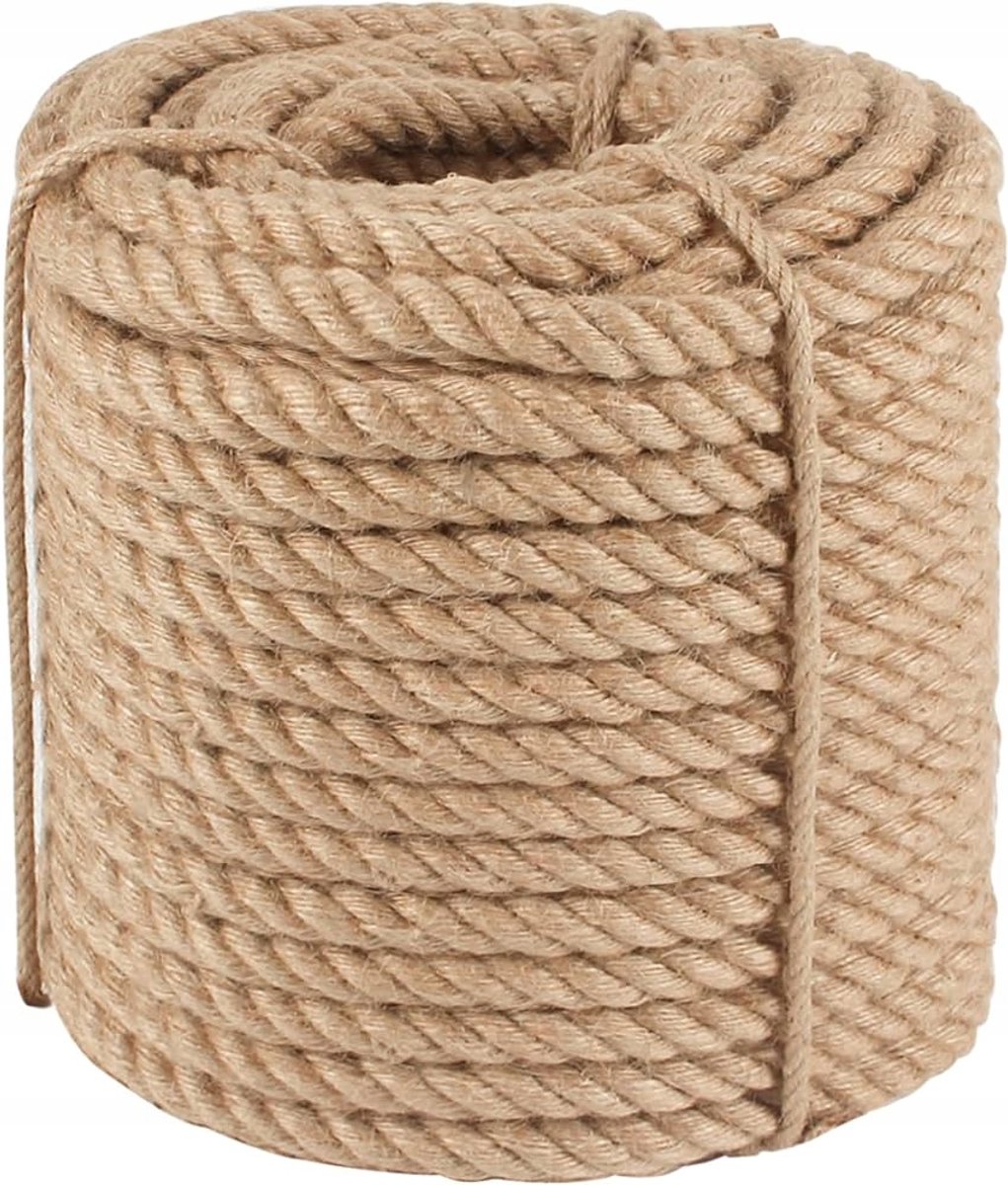 Natuurlijke Jute Touw 5mm x 30m - Duurzaam & Decoratief DIY
