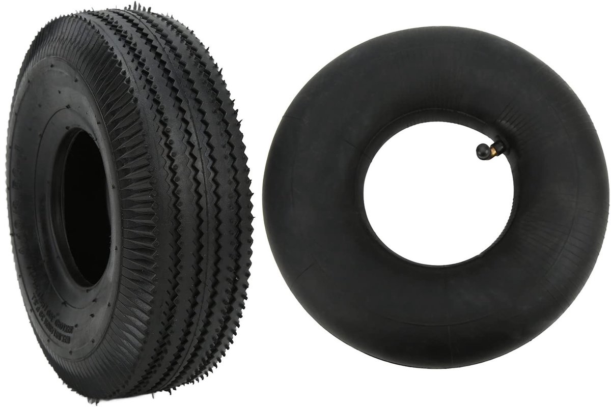Dailygoods - Binnenband 4.10-3.50-4 - Hoge luchtdichtheid - Versterkt ontwerp - Geschikt voor grasmaaiers - Duurzaam en betrouwbaar - Ideaal voor drie...