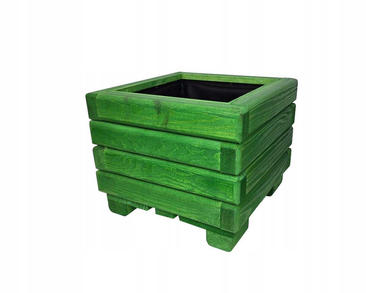 Houten Bloempot Acacia 30x30x25cm - Duurzaam & Stijlvol