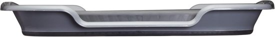 Kledingmand Opvouwbaar - Wasmand Grote - Ruimte Besparen - Compact Plat - 70 Liter - Grijs Zwart — afbeelding 5