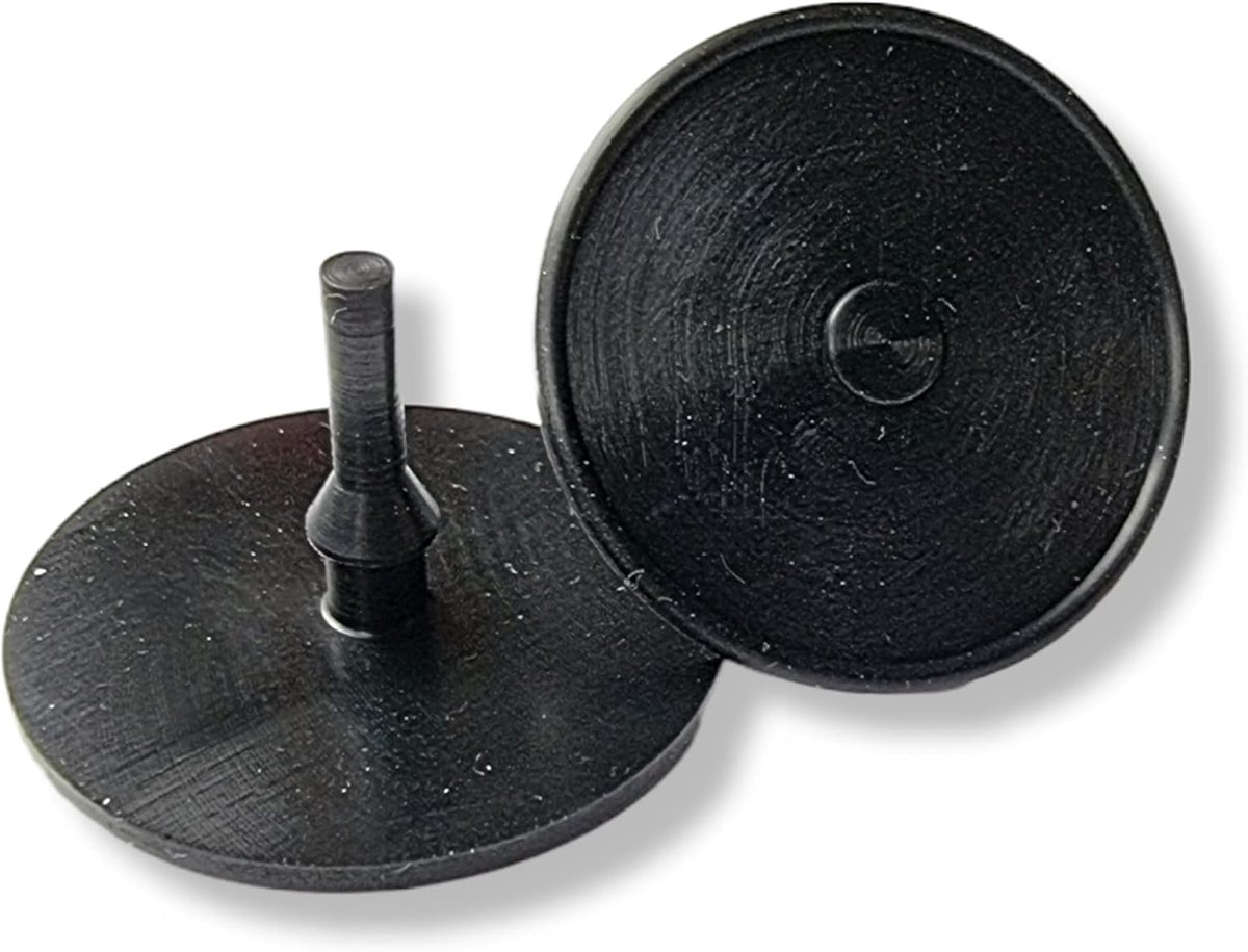 Terugslagklep Rubber - Spa Onderdeel - Lekvrij Spa - Universele Pasvorm - 96 x 83 cm - Zwart