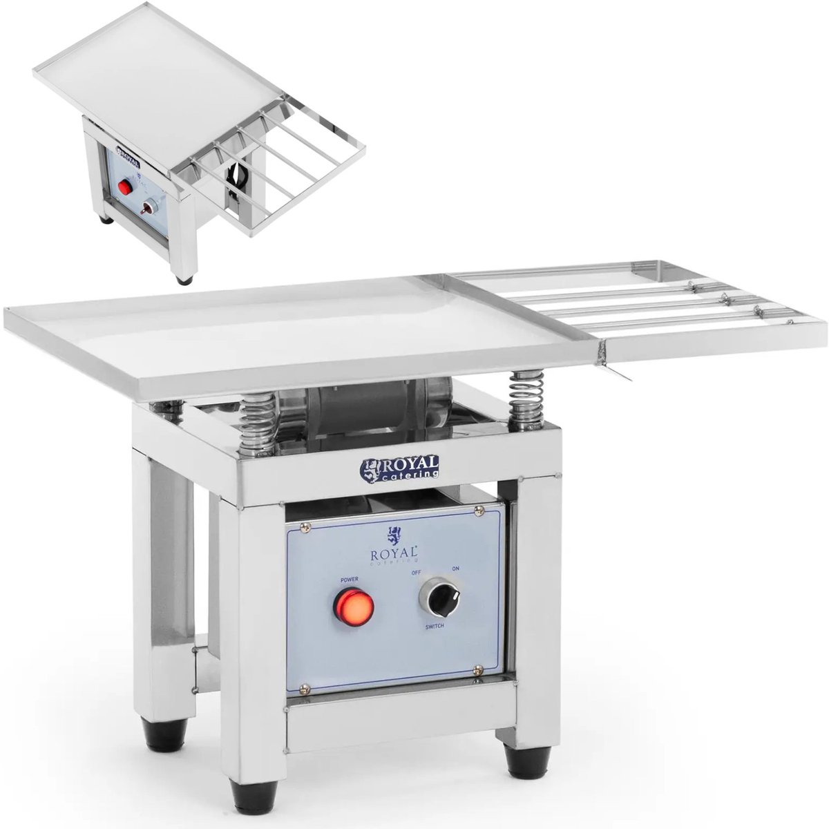 Bol.com Chocolade triltafel - RVS - 45 W - Royal Catering aanbieding