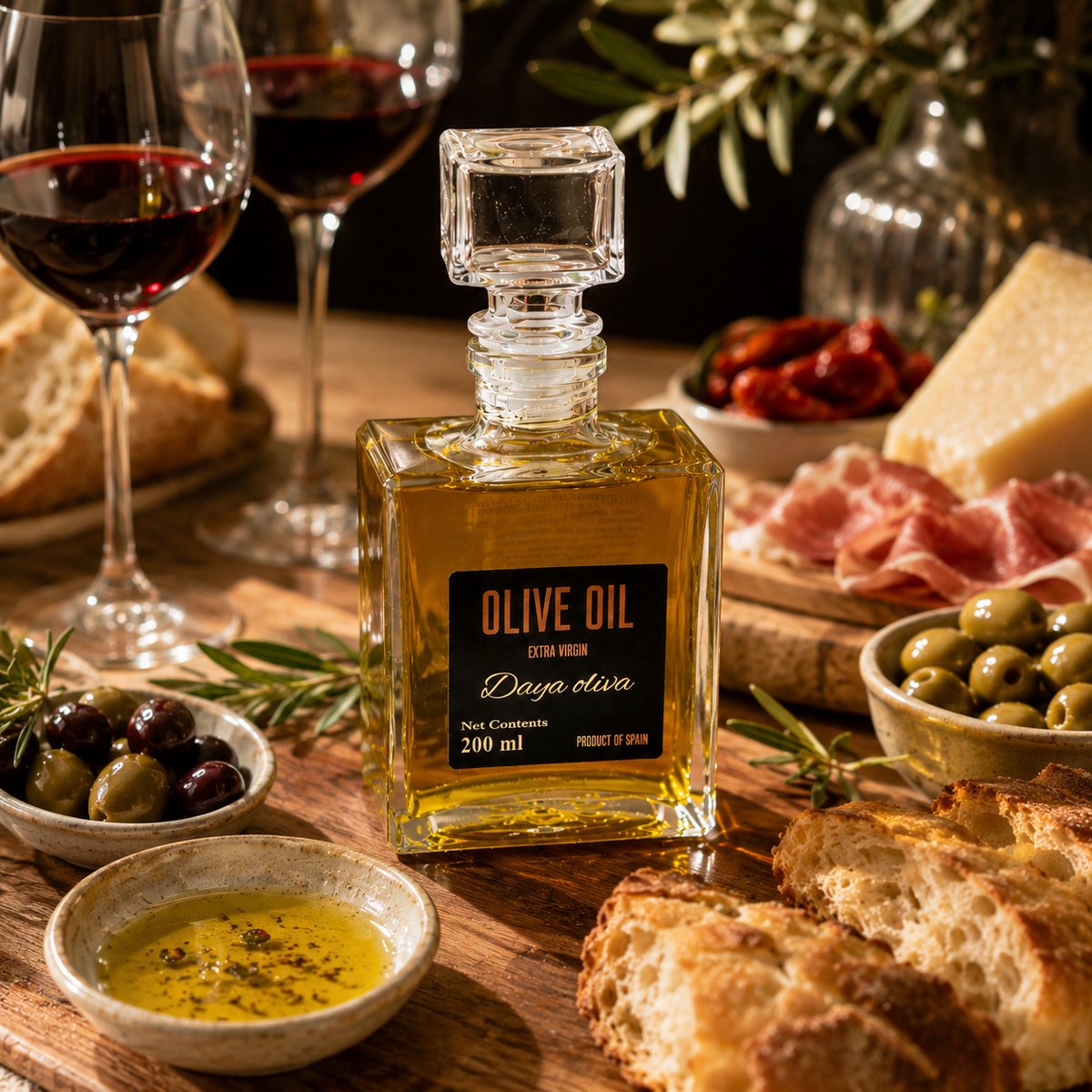 Olijfolie 20 cl - Extra Vierge Olijfolie - Luxe Glazen Designfles - 200 ml - Spaanse Olijfolie - Beneoliva - cadeau tip — cadeau in Kookcadeaus - foto 7