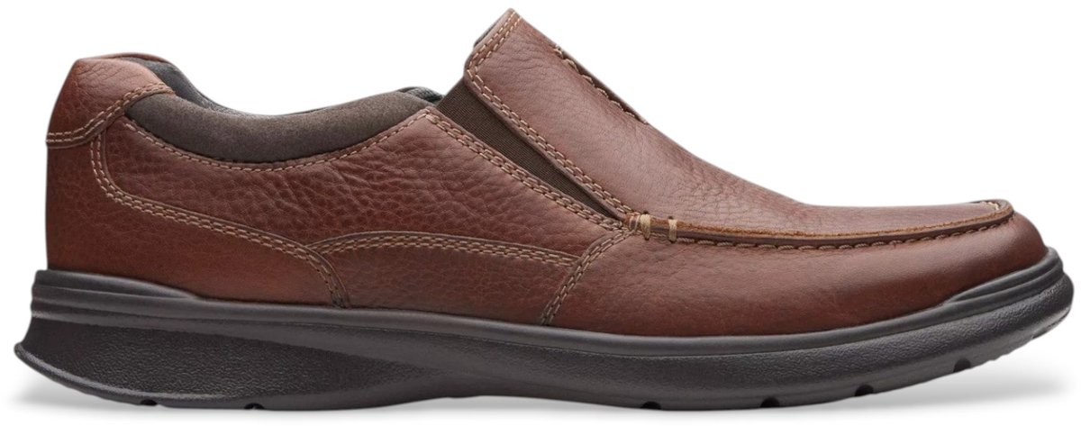 Clarks Cotrell Free bruin leren schoenen