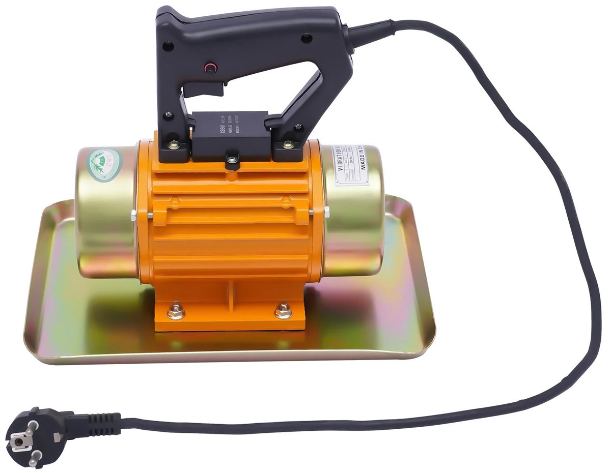 Cellista Betonvibrator 250W - Elektrische Trilplaat Motor - Beton Verdichtingsmachine - Betontriller 220V - 200KG Trilkracht - Bouwmachine voor Betonwerken
