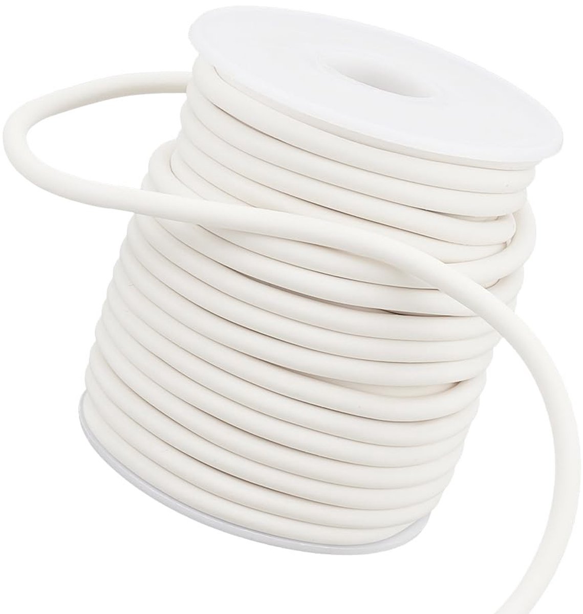 Dailygoods- Vulstrip 15 m - Schuimrubberen Siliconen - 4 mm Diameter - Voor voegen/kieren - Waterdichte Barrières - Handig voor opslag - Afdichtstrip