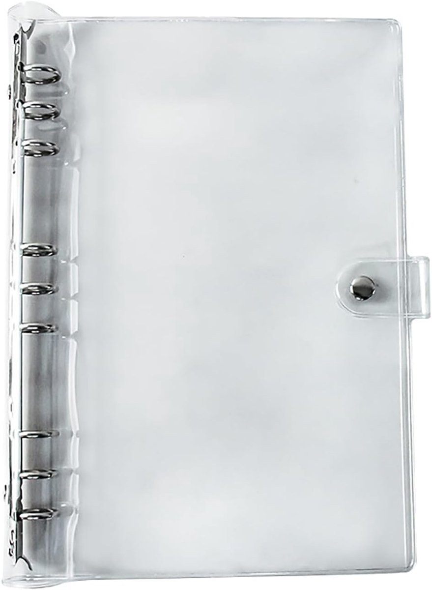 Notitieboekmap B5 - Losbladige map - Organiseren van notities - Waterdicht PVC - 9-gaats - Transparant