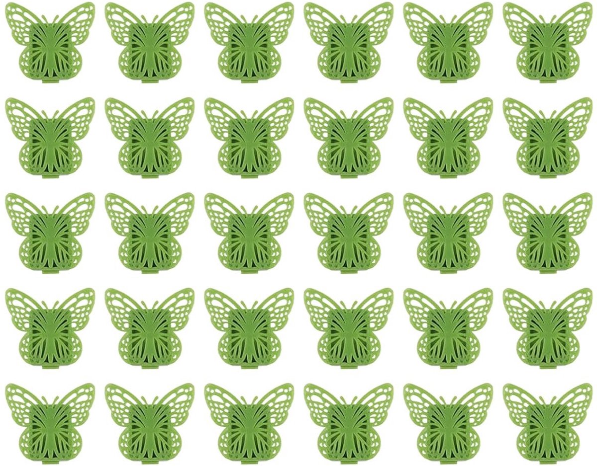 Dailygoods - 30 Stuks Plantenklemmen voor Klimplanten Wandmontage