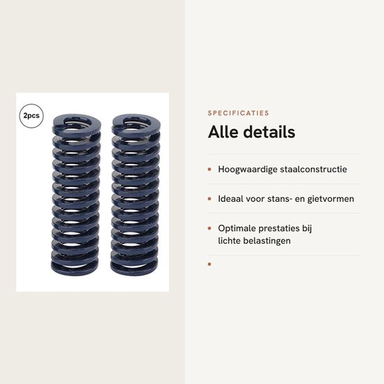 Dailygoods - 2 Stuks Compressie Drukveren voor Mechanische Toepassingen van Dailygoods — afbeelding 2