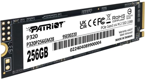 Interne SSD - Opslag Schijf - Sneller Werken - NVMe PCIe Gen3 - 256 GB - Zwart — afbeelding 3