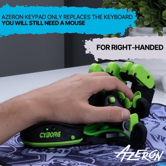 Gaming Keypad - Programmeerbaar Toetsenbord - PC Gaming - Analoge Thumbstick - 29 Toetsen - Groen — afbeelding 3