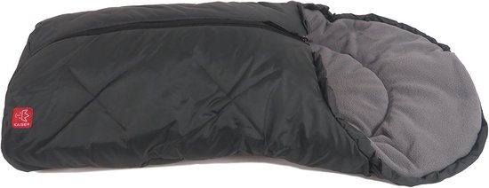 Baby voetenzak - Luxe trappelzak - Warm en droog - Wind en waterafstotend - 80x40 cm - Antraciet grijs — afbeelding 3