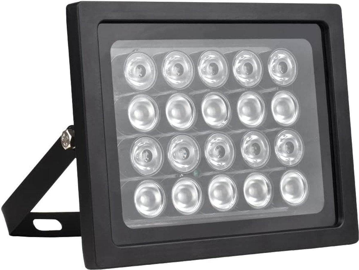 Infrarood Verlichting - Nachtzicht Lamp - Beveiligingscamera Versterking - Automatische Dag/Nacht Sensor - 20 IR LEDs - Zwart
