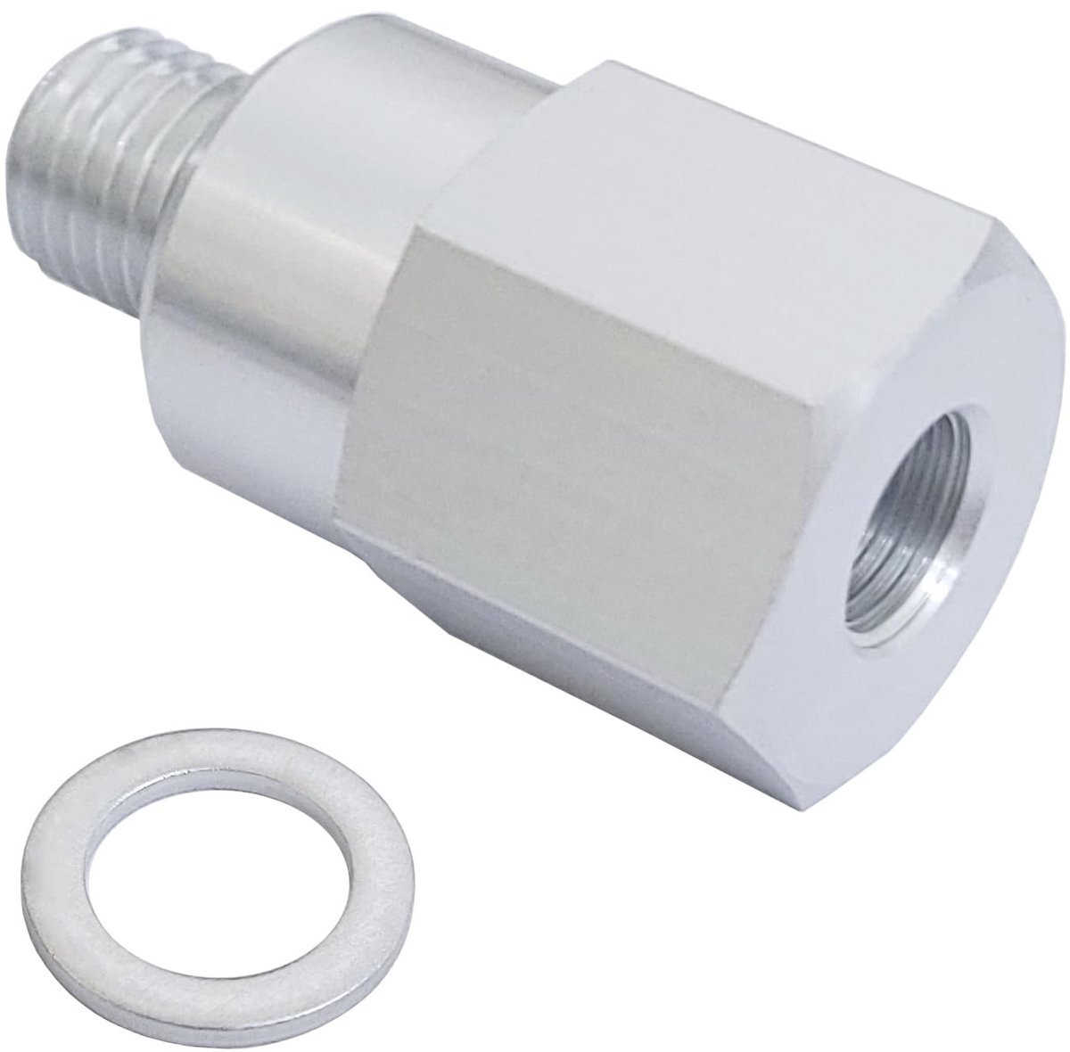 Dailygoods - M12 naar 1/8 Adapter - Koelsensor Adapter - Voor LS Motor - Hoogwaardige Kwaliteit - Ideaal voor Motoren - Geschikt voor Automobiel - Duu...