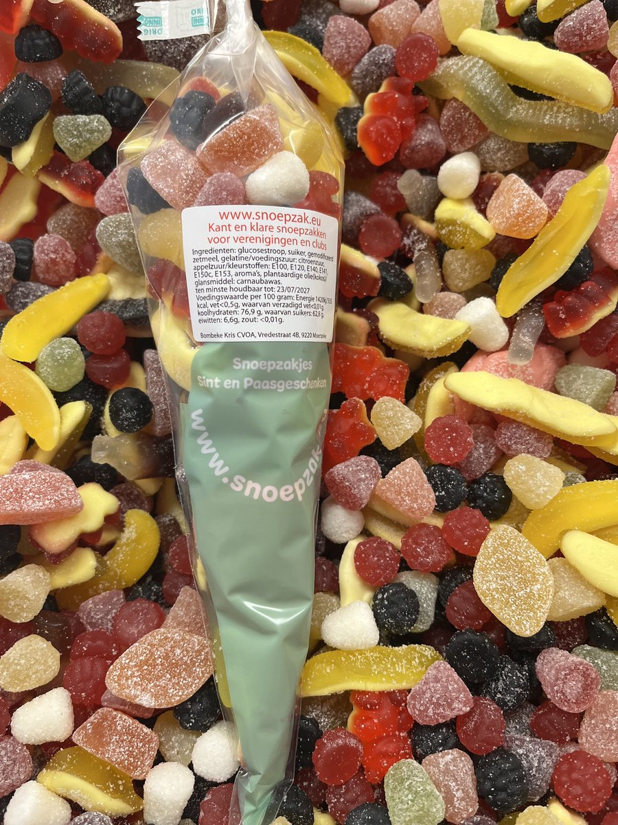 Snoepzakjes gevulde ,MIX , 25 stuks , 200 gram Snoepzakjes - traktatiezakjes - uitdeelcadeaus - gevulde snoepzakjes - snoepzak - snoepzakken.