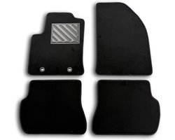 Vloermatten Auto - Matten Set - Interieur Beschermen - Specifiek Passend - Voor Ford Fiesta - Zwart