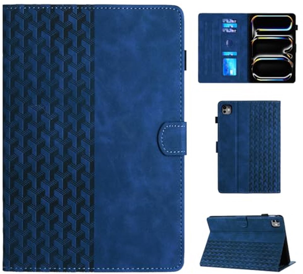 Tablet Hoes - Beschermhoes Folio - Dagelijks Gebruik - Automatische Slaap-Waakfunctie - 11 inch - Blauw