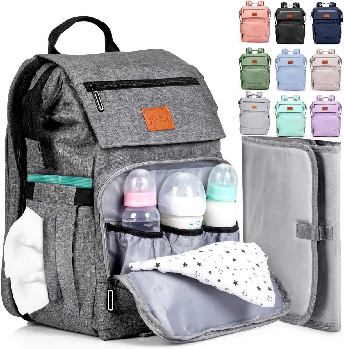 Baby luiertas rugzak - Luierrugzak babytas - Baby verzorgen onderweg - 4-in-1 multifunctioneel ontwerp
