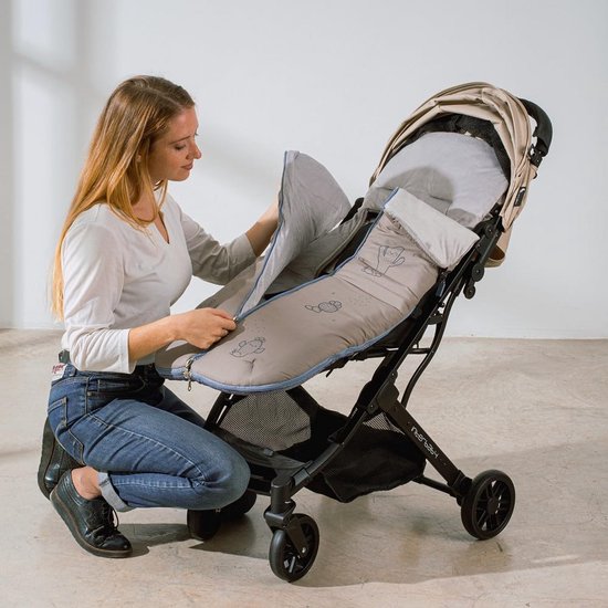 Universele Voetenzak - Kinderwagen Dekje - Baby Warm Houden - Waterdicht Ademend Weefsel - 105 x 46 cm - Cactus Groen van Universele — afbeelding 5