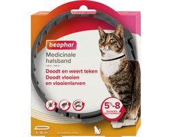 Beaphar Medicinale halsband kat - anti teken- en vlooienband kat - tot 8 maanden werkzaam