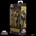 Doos van Iron Spider (Aaron Davis) actiefiguur, met gouden spinnenpak en Mech-armen.