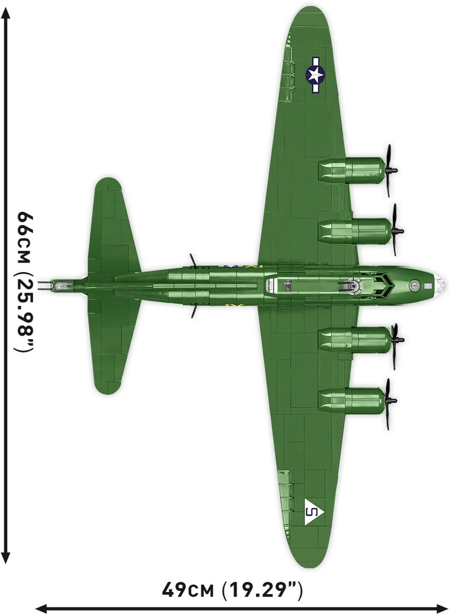 COBI Historical Collection - Boeing B-17G Flying Fortress Constructiespeelgoed thumbnail 3
