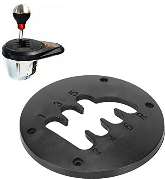 Schakelpook Plaat - Versnellings Modificatie - Race Simulators - Verbeterd Gevoel - 75mm Hendel - Zwart — afbeelding 5