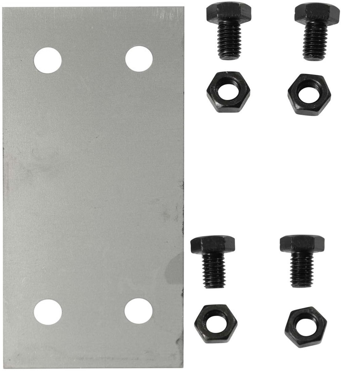 Koppelplaat 14 cm cortenstalen borderranden.