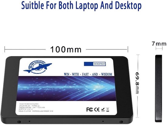 Interne SSD - Opslag Schijf - Snellere Prestaties - Hoge Betrouwbaarheid - 64 GB - Zilver — afbeelding 4