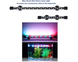 Aquariumverlichting, Aquariumverlichting voor aquaria, Aquariumverlichting met een zeer heldere LED-chip, Volledig Spectrum aquariumverlichting voor zoet- en zoutwateraquaria (24 LED's-EU)