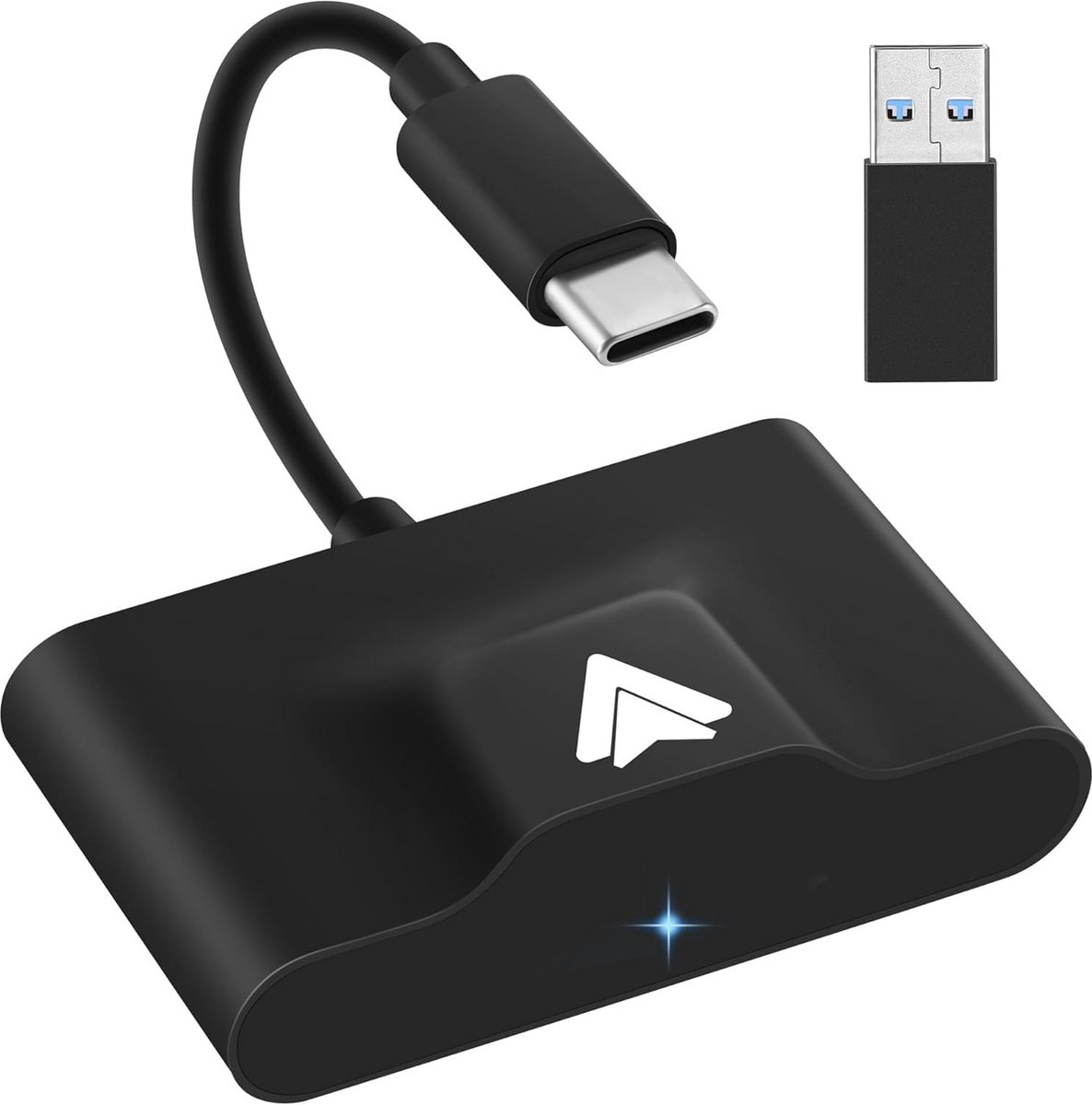 Draadloze Auto Adapter - Auto Dongle - Navigatie Bediening - Snelle Automatische Verbinding - 6.5 x 13.5 cm - Zwart