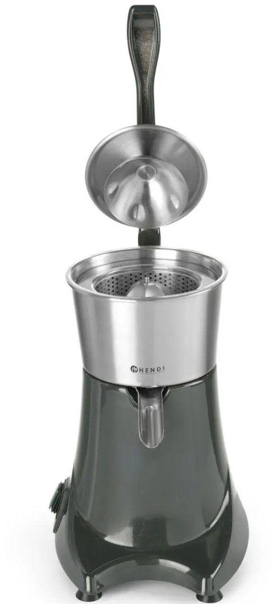 HENDI Elektrische citruspers - roestvrij staal - met spatscherm - 230W - 210x330x585 mm van Merkloos — afbeelding 4