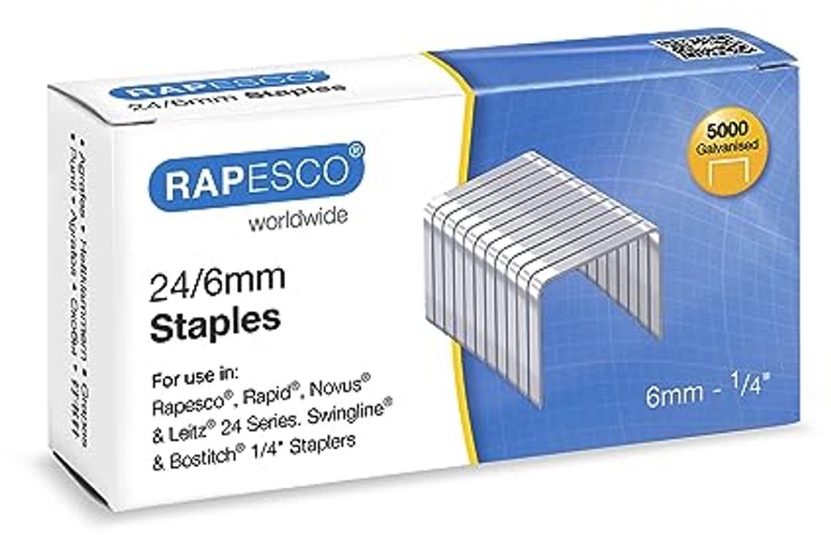 Nietjes - Krammen - Documenten Ordenen - Snijpunt - 5000 Stuks - Zilver