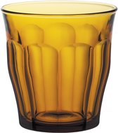 Verres Duralex Picardie Amber – 31 cl – Verre trempé – Set de 6 – Verres à eau / Tumbler / Verres à cocktail