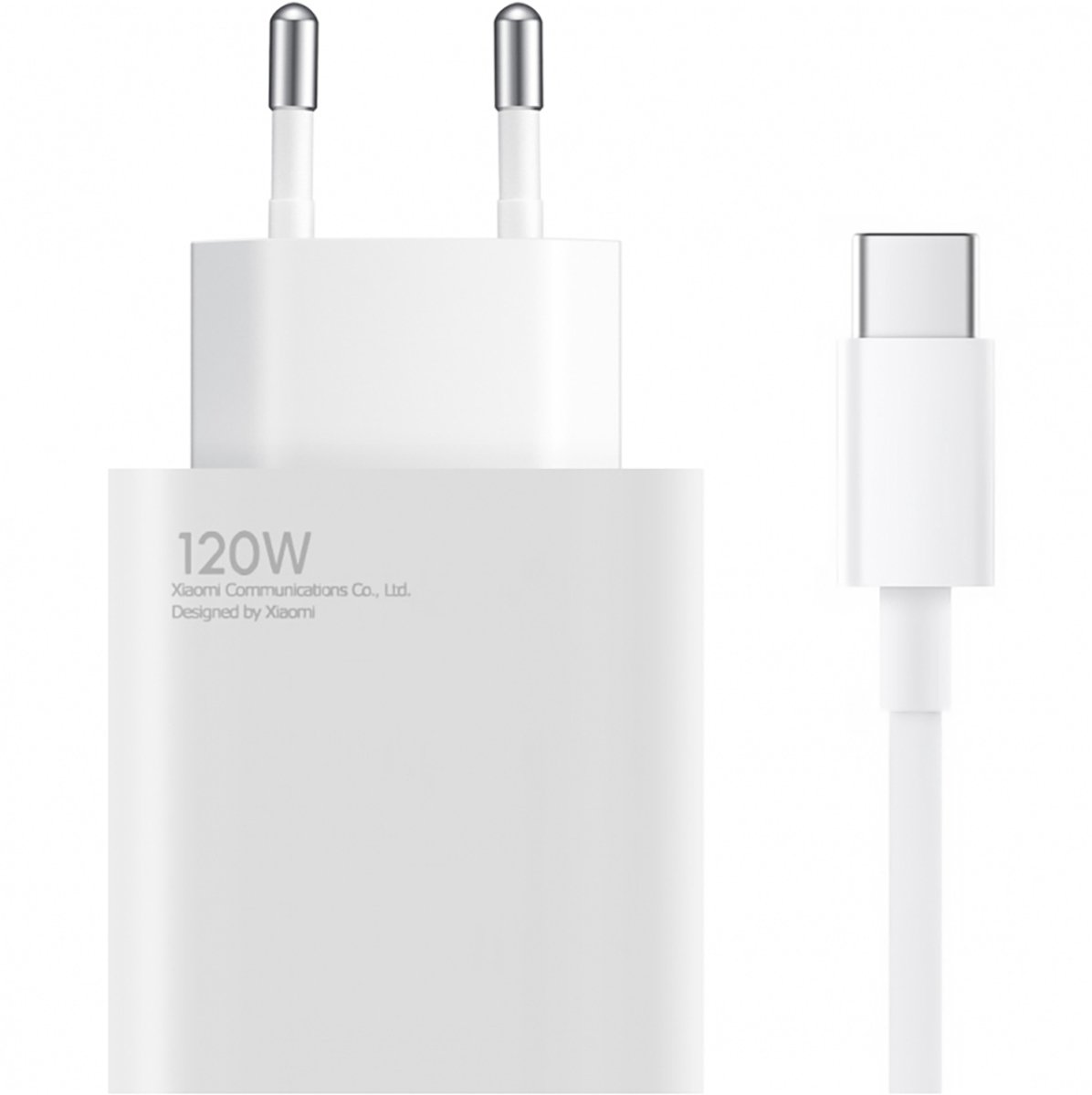 Xiaomi HyperCharge Combo - 120W Snellader - USB-A naar USB-C Kabel inbegrepen - Ultra Fast Charging - Geschikt voor Smartphone & Laptop - Originele Xiaomi Adapter met Beveiligingstechnologie