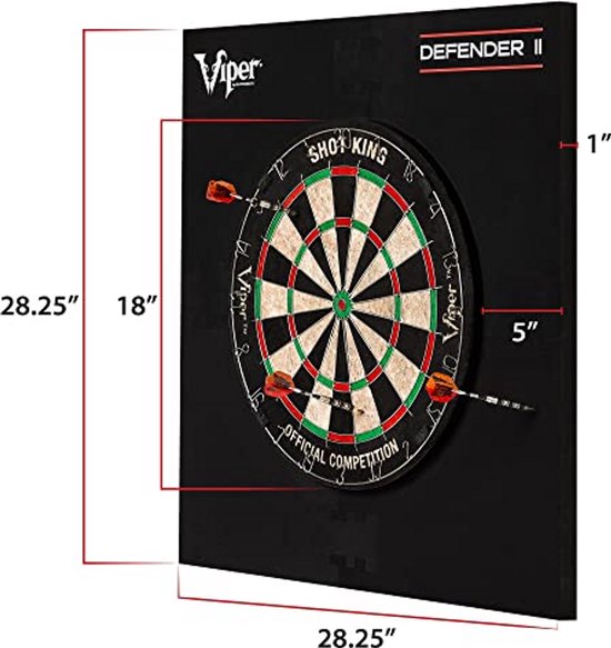 Dartbord Set - Volledige Dartset - Spelplezier Thuis - Inclusief Alle Benodigdheden - 29 Delen - Multi — afbeelding 4