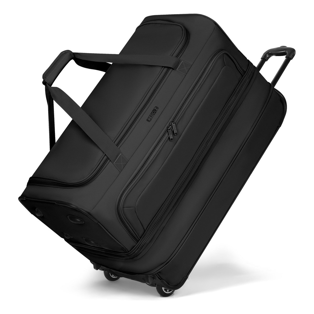 Redolz Duffle Essentials reistas op 2 wielen 70 cm L met uitbreidingsflap - black