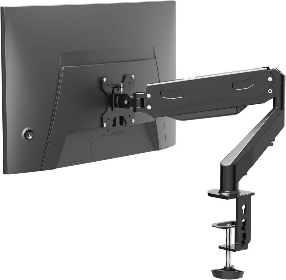 Verstelbare Monitorbeugel voor 17-27 inch Beeldschermen – Kantelbare en Draaibare Monitorarm met VESA 75/100 mm
