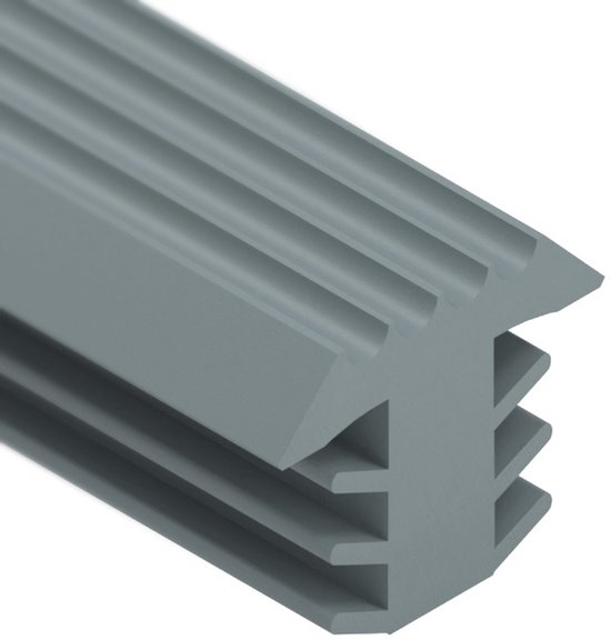 Trapstrip antislip | Antislip Infrees Trapprofiel | 12mm Rol 25 meter | Antislipstrip voor houten trap | grijs