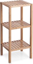 Zeller - Rack with 3 shelves, bamboo