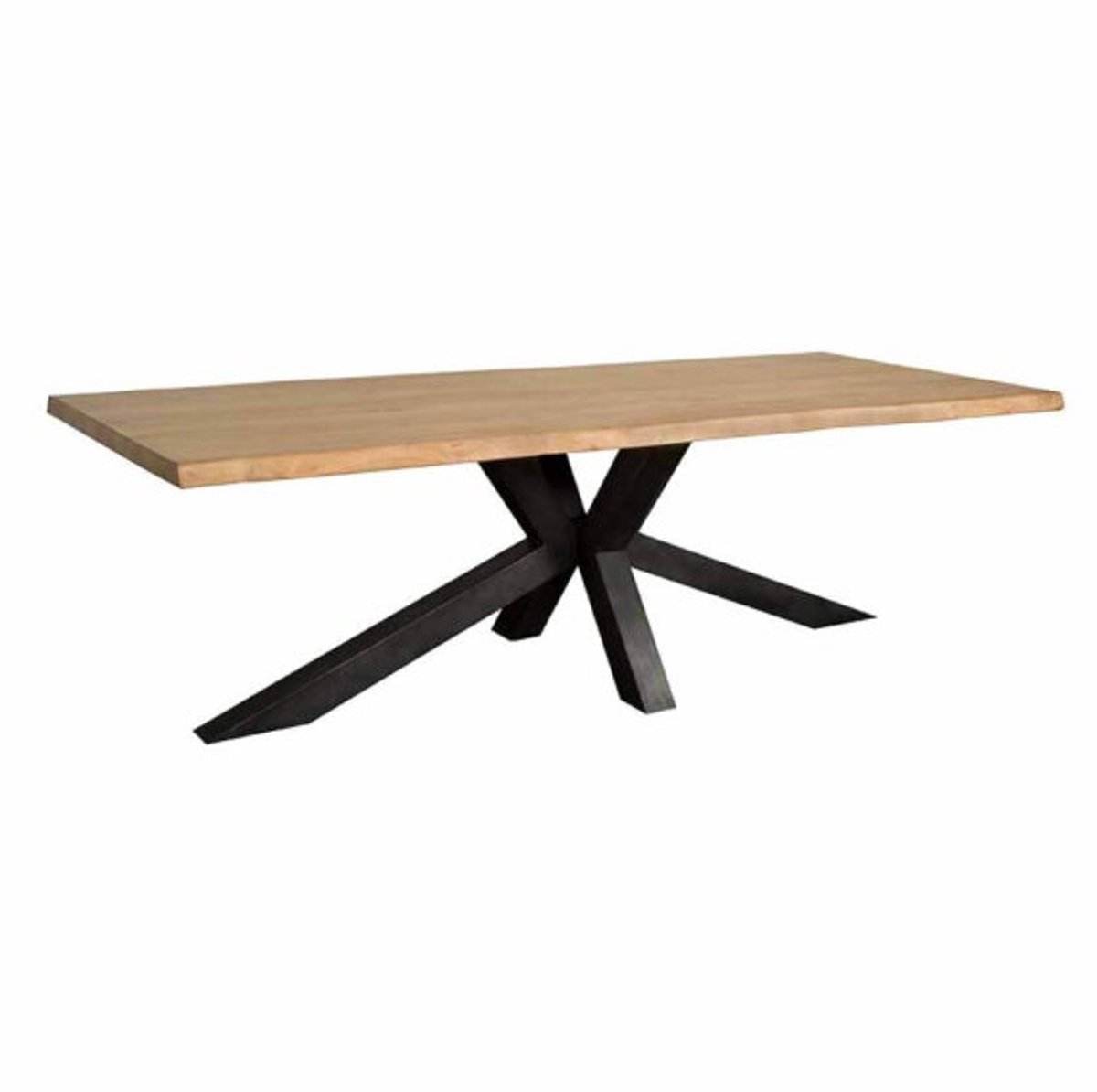Tower Living Eettafel Sovana boomstamblad Acaciahout 200x100 cm - Naturel