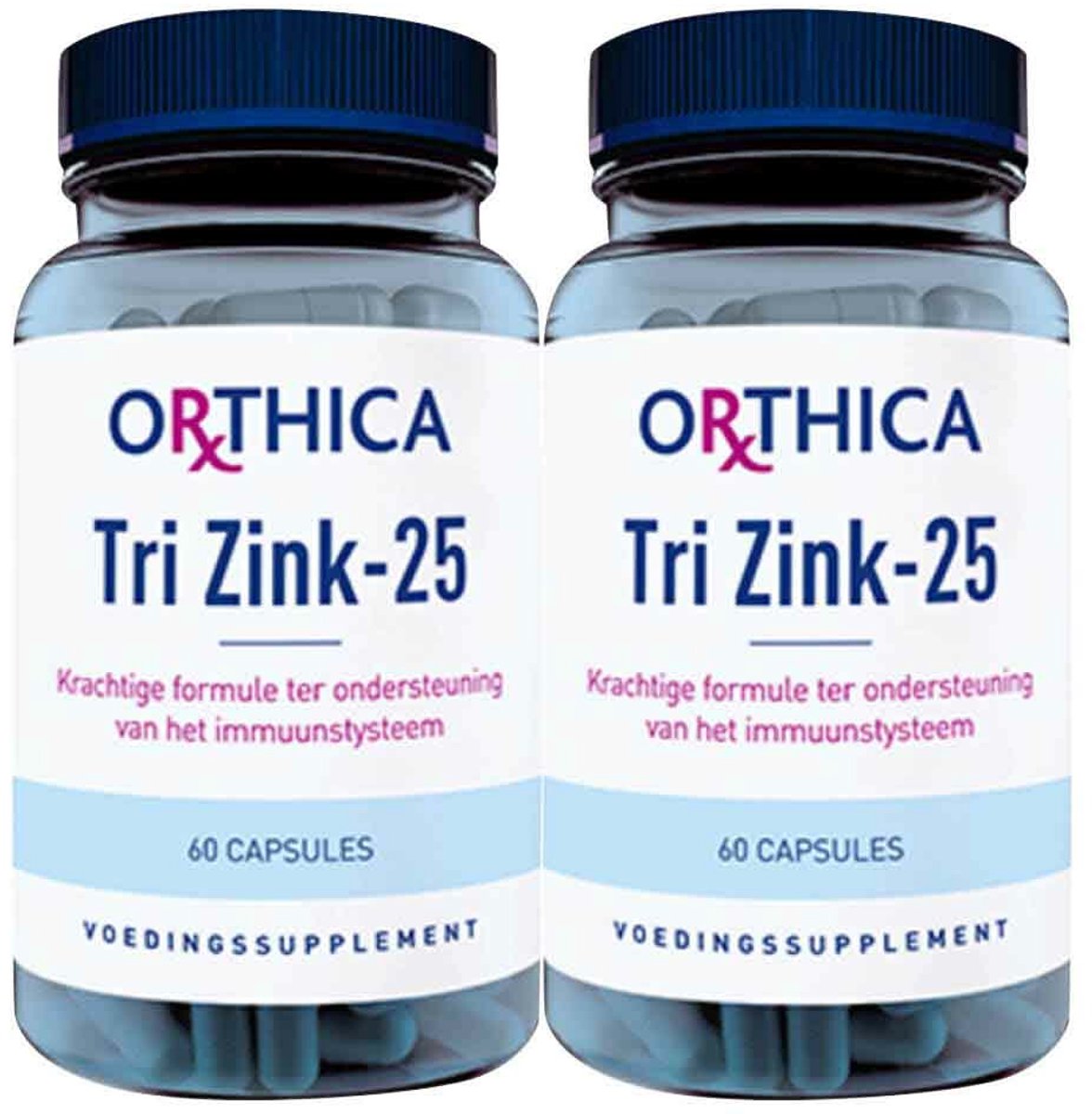 Goedkoopste 2x Orthica Tri Zink 25 60 capsules
