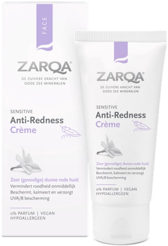 ZARQA Anti-Redness Crème 50 ml - Beschermt, kalmeert en verzorgt