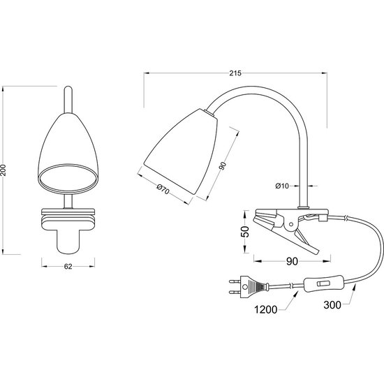 GU10 LED Spot houder Brons | Messing | Incl. GU10 Fitting