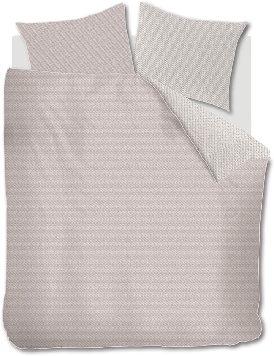 Riviera Maison Bambu dekbedovertrek - Tweepersoons - 200x200/220 - Zacht Roze