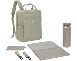 Lässig luiertas Green Label Vividal Backpack rugzak Cord light khaki