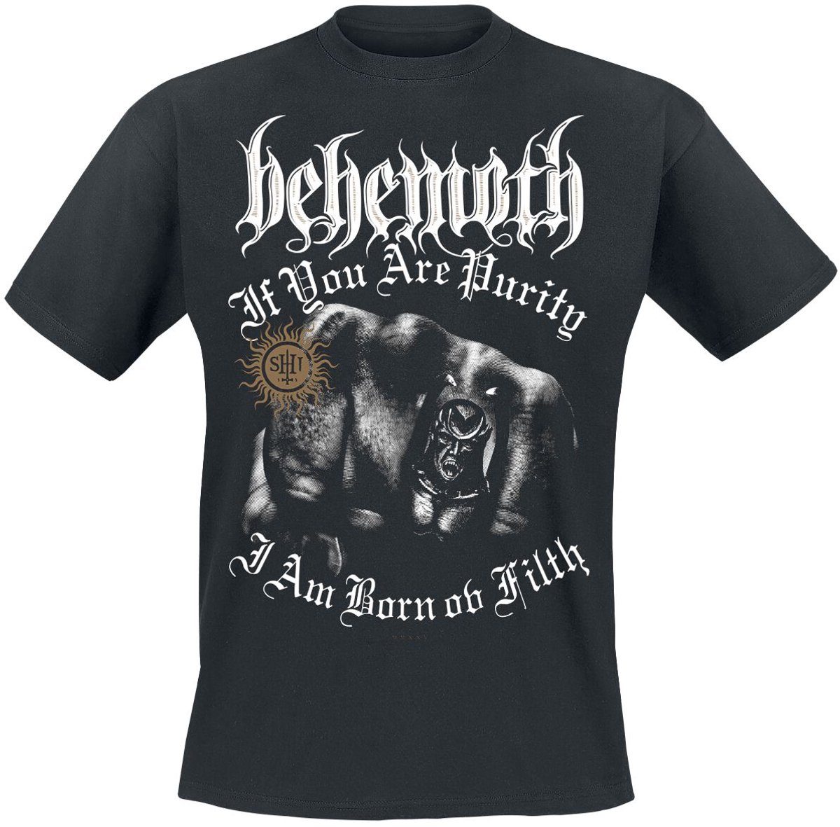 Behemoth The Shit ov God - Crushing Tide Fist Heren T-shirt - zwart - M